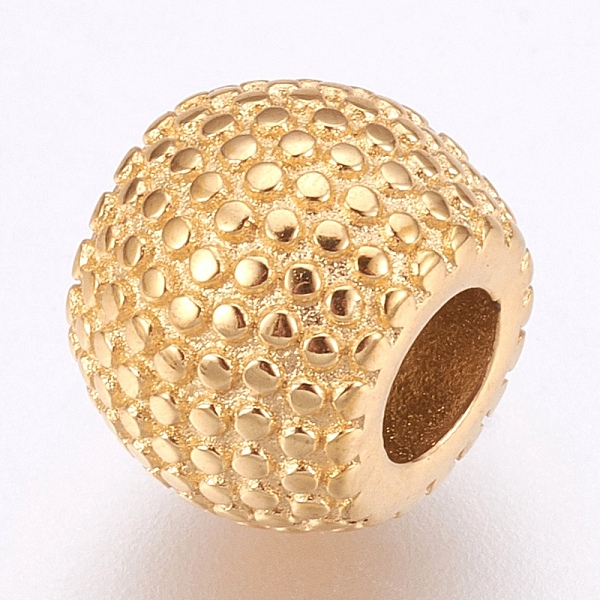 PandaHall Ion Plating(IP) 304 Stainless Steel European Beads, Large Hole Beads, Rondelle, Golden, 10.5x8.5mm, Hole: 4.5mm 304 Stainless...
PandaHall Ion Plating(IP) 304 Stainless Steel European Beads, Large Hole Beads, Rondelle, Golden, 10.5x8.5mm, Hole: 4.5mm 304 Stainless...