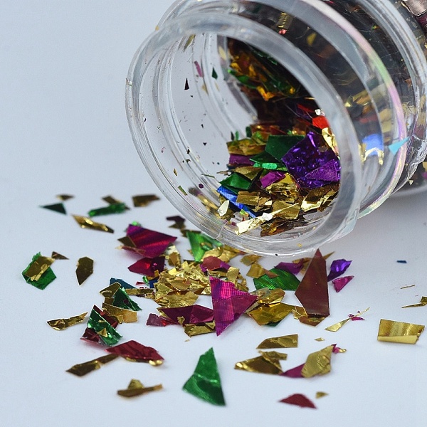 PandaHall Plastic Candy Sequins/Paillette Chip, UV Resin Filler, for Epoxy Resin Jewelry Making, Colorful, 3~25x2.8~6.5mm Plastic
PandaHall Plastic Candy Sequins/Paillette Chip, UV Resin Filler, for Epoxy Resin Jewelry Making, Colorful, 3~25x2.8~6.5mm Plastic