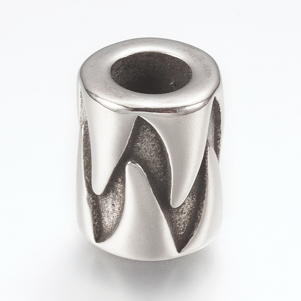 PandaHall 316 Surgical Stainless Steel European Beads, Large Hole Beads, Column, Antique Silver, 9.5x12mm, Hole: 5mm 316 Surgical Stainless...
PandaHall 316 Surgical Stainless Steel European Beads, Large Hole Beads, Column, Antique Silver, 9.5x12mm, Hole: 5mm 316 Surgical Stainless...
