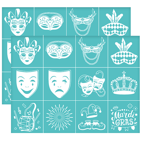 PandaHall Self-Adhesive Silk Screen Printing Stencil, for Painting on Wood, DIY Decoration T-Shirt Fabric, Turquoise, Mixed Shapes...
PandaHall Self-Adhesive Silk Screen Printing Stencil, for Painting on Wood, DIY Decoration T-Shirt Fabric, Turquoise, Mixed Shapes...