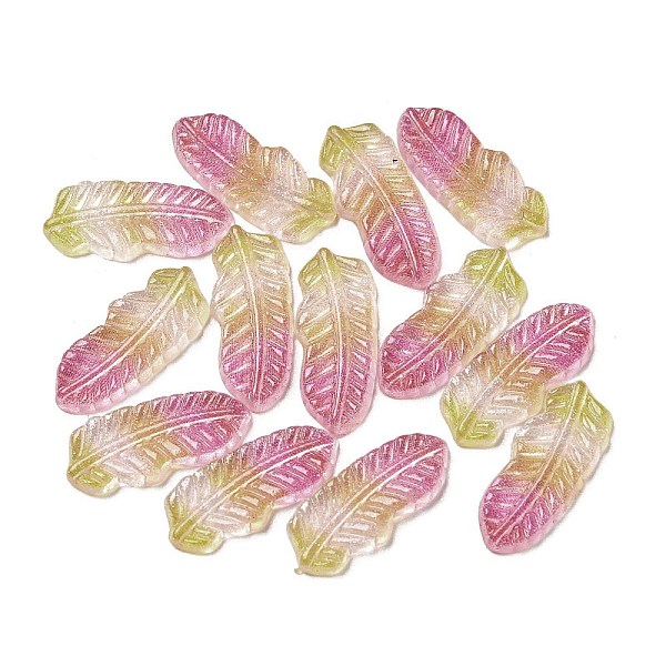 PandaHall Luminous Transparent Resin Decoden Cabochons, Glow in the Dark Leaf with Glitter Powder, Camellia, 6x15x2mm Resin Leaf Pink
PandaHall Luminous Transparent Resin Decoden Cabochons, Glow in the Dark Leaf with Glitter Powder, Camellia, 6x15x2mm Resin Leaf Pink