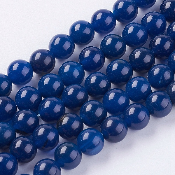 PandaHall Natural Agate Beads Strands, Dyed, Round, Midnight Blue, 8mm, Hole: 1mm Natural Agate Round Blue
PandaHall Natural Agate Beads Strands, Dyed, Round, Midnight Blue, 8mm, Hole: 1mm Natural Agate Round Blue