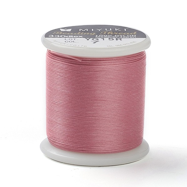 PandaHall MIYUKI Beading Nylon Thread B, 330 DTEX/0.203mm/0.008", for Seed Beads, #7, Pale Violet Red, 0.16mm, 55 yards(50 meters)/roll...
PandaHall MIYUKI Beading Nylon Thread B, 330 DTEX/0.203mm/0.008", for Seed Beads, #7, Pale Violet Red, 0.16mm, 55 yards(50 meters)/roll...