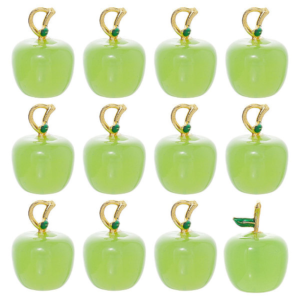 PandaHall CHGCRAFT 12Pcs Handmade Lampwork Pendants, with Brass Findings, Cadmium Free & Lead Free, Matte Gold Color, Apple, Light Green...
PandaHall CHGCRAFT 12Pcs Handmade Lampwork Pendants, with Brass Findings, Cadmium Free & Lead Free, Matte Gold Color, Apple, Light Green...