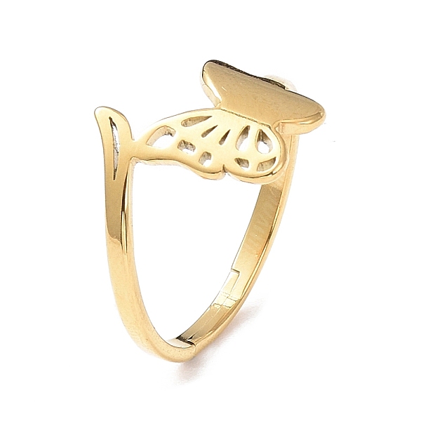 PandaHall Ion Plating(IP) 304 Stainless Steel Hollow Out Butterfly Adjustable Ring for Women, Golden, US Size 6 1/2(16.9mm) 304 Stainless...
PandaHall Ion Plating(IP) 304 Stainless Steel Hollow Out Butterfly Adjustable Ring for Women, Golden, US Size 6 1/2(16.9mm) 304 Stainless...