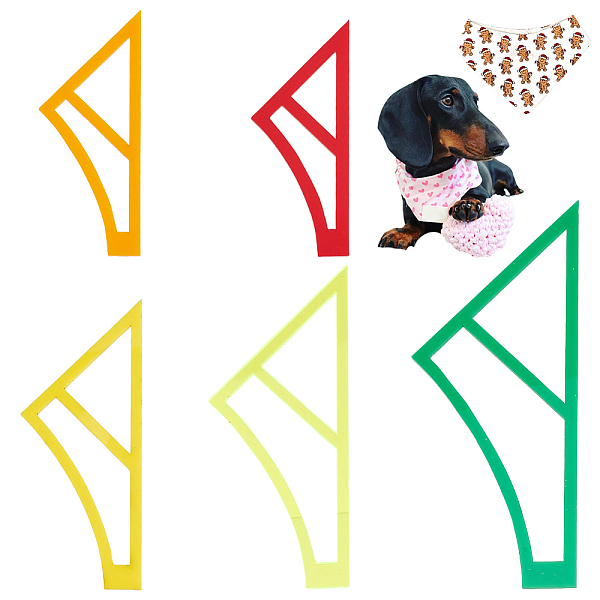 PandaHall Acrylic Quilting Template for Pet Bandana, Cutting Stencils, Sewing Tools, Mixed Color, 70~128x60~110x2.5mm, 5pcs/set Acrylic..., Multicolor
PandaHall Acrylic Quilting Template for Pet Bandana, Cutting Stencils, Sewing Tools, Mixed Color, 70~128x60~110x2.5mm, 5pcs/set Acrylic..., Multicolor