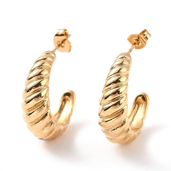 PandaHall Vacuum Plating 304 Stainless Steel Croissant Stud Earrings for Women, Golden, 27.5x22x7.5mm, Pin: 0.7mm 304 Stainless Steel Moon
PandaHall Vacuum Plating 304 Stainless Steel Croissant Stud Earrings for Women, Golden, 27.5x22x7.5mm, Pin: 0.7mm 304 Stainless Steel Moon