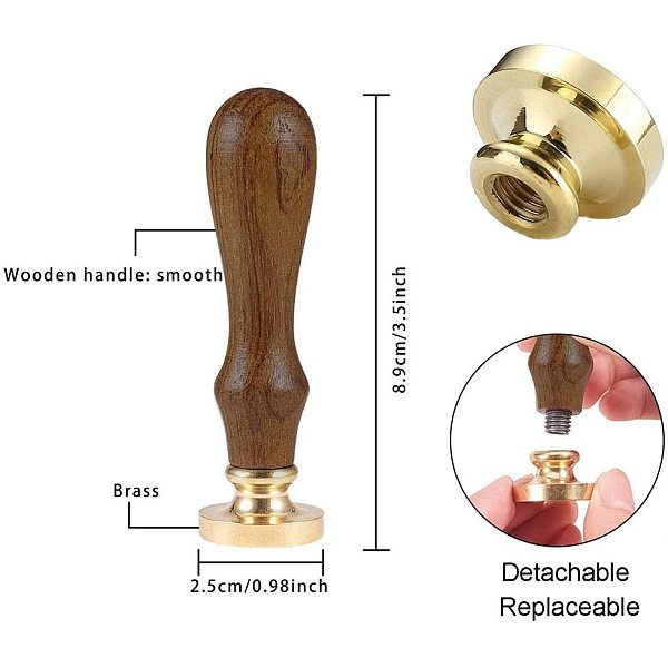 PandaHall DIY Scrapbook, Brass Wax Seal Stamp and Wood Handle Sets, Whale, Golden, 8.9x2.5cm, Stamps: 25x14.5mm Brass
PandaHall DIY Scrapbook, Brass Wax Seal Stamp and Wood Handle Sets, Whale, Golden, 8.9x2.5cm, Stamps: 25x14.5mm Brass