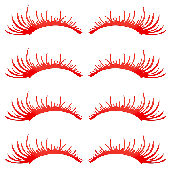 PandaHall PET Eyelash Car Stickers, Waterproof Self Adhesive Eyelash Decals for Car Headlight Decor, Red, 117x264x0.1mm, Sticker: 110x252mm...
PandaHall PET Eyelash Car Stickers, Waterproof Self Adhesive Eyelash Decals for Car Headlight Decor, Red, 117x264x0.1mm, Sticker: 110x252mm...