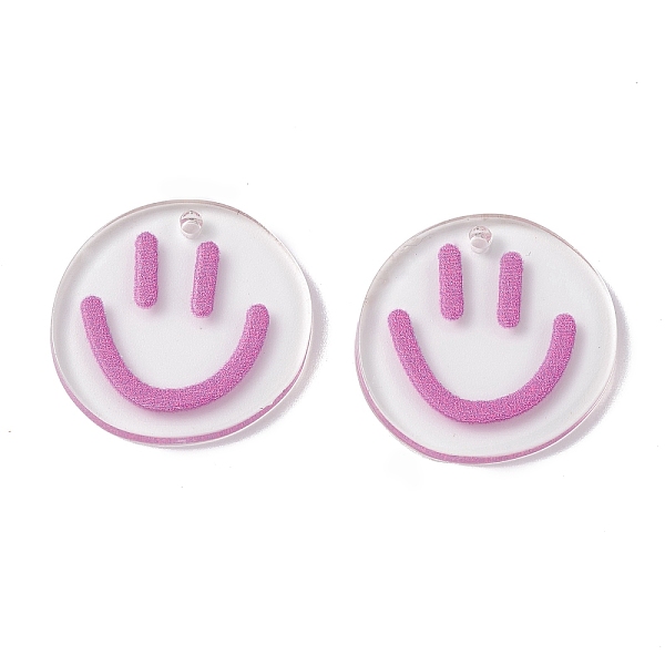 PandaHall Transparent Printed Acrylic Pendants, Flat Round with Smiling Face Charm, White, 20.5~21x20~21x2mm, Hole: 1.6mm Acrylic Flat Round...
PandaHall Transparent Printed Acrylic Pendants, Flat Round with Smiling Face Charm, White, 20.5~21x20~21x2mm, Hole: 1.6mm Acrylic Flat Round...