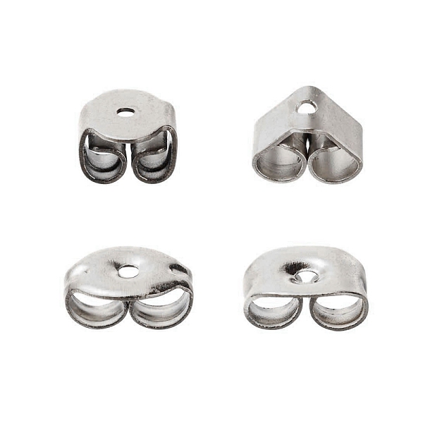 PandaHall 80Pcs 4Size 304 Stainless Steel Ear Nuts, Butterfly Earring Backs for Post Earrings, Stainless Steel Color, 6x4.5x3mm, Hole: 0.8mm...
PandaHall 80Pcs 4Size 304 Stainless Steel Ear Nuts, Butterfly Earring Backs for Post Earrings, Stainless Steel Color, 6x4.5x3mm, Hole: 0.8mm...