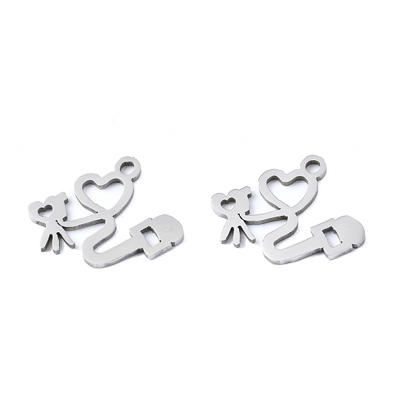 PandaHall 201 Stainless Steel Pendants, Laser Cut, Heart, Stainless Steel Color, 12x16x1mm, Hole: 1.4mm 201 Stainless Steel Heart
PandaHall 201 Stainless Steel Pendants, Laser Cut, Heart, Stainless Steel Color, 12x16x1mm, Hole: 1.4mm 201 Stainless Steel Heart