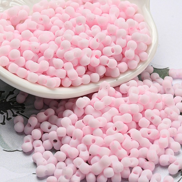 PandaHall Macaron Color Opaque Frosted Glass Seed Beads, Peanut, Misty Rose, 6x3x3mm, Hole: 1.2mm, about 4000pcs/pound Glass Peanut
PandaHall Macaron Color Opaque Frosted Glass Seed Beads, Peanut, Misty Rose, 6x3x3mm, Hole: 1.2mm, about 4000pcs/pound Glass Peanut