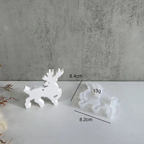 PandaHall DIY Christmas Theme Silicone Molds, for UV Resin & Epoxy Resin Craft Making, White, Deer, 83x92x12mm, Inner Diameter: 72x58mm...
PandaHall DIY Christmas Theme Silicone Molds, for UV Resin & Epoxy Resin Craft Making, White, Deer, 83x92x12mm, Inner Diameter: 72x58mm...