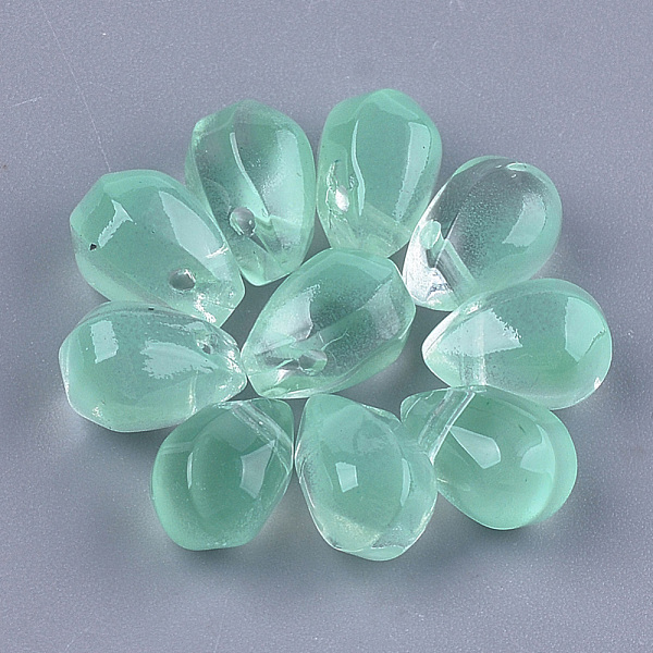 PandaHall Transparent Spray Painted Glass Charms, teardrop, Medium Aquamarine, 9x6x6.5mm, Hole: 1mm Glass Teardrop Green
PandaHall Transparent Spray Painted Glass Charms, teardrop, Medium Aquamarine, 9x6x6.5mm, Hole: 1mm Glass Teardrop Green