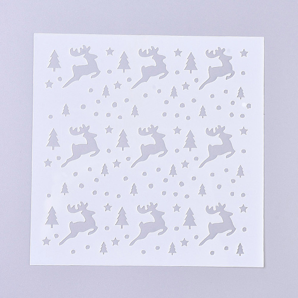 PandaHall Christmas Theme Plastic Reusable Drawing Painting Stencils Templates, for Painting on Fabric Canvas Tiles Floor Furniture Wood..., Clear
PandaHall Christmas Theme Plastic Reusable Drawing Painting Stencils Templates, for Painting on Fabric Canvas Tiles Floor Furniture Wood..., Clear