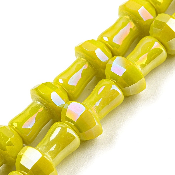 PandaHall Electroplate Glass Beads Strands, AB Color Plated, Faceted, Mushroom, Yellow, 12x8mm, Hole: 1mm, about 50pcs/strand, 22.83''(58cm)...
PandaHall Electroplate Glass Beads Strands, AB Color Plated, Faceted, Mushroom, Yellow, 12x8mm, Hole: 1mm, about 50pcs/strand, 22.83''(58cm)...