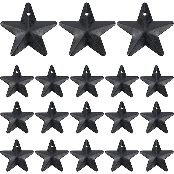 PandaHall GORGECRAFT 50PCS 1" Black Metal Star Decor Barn Star with Hole Iron Vintage Wall Arts Hanging Wall Decors for Crafts House...
PandaHall GORGECRAFT 50PCS 1" Black Metal Star Decor Barn Star with Hole Iron Vintage Wall Arts Hanging Wall Decors for Crafts House...