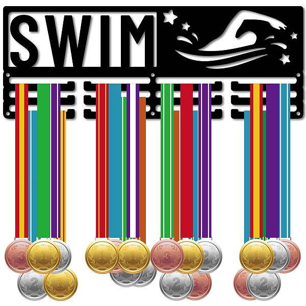 PandaHall Fashion Iron Medal Hanger Holder Display Wall Rack, 3-Line, with Screws, Black, Running, Sports, 150x400mm, Hole: 5mm Iron Sports...
PandaHall Fashion Iron Medal Hanger Holder Display Wall Rack, 3-Line, with Screws, Black, Running, Sports, 150x400mm, Hole: 5mm Iron Sports...