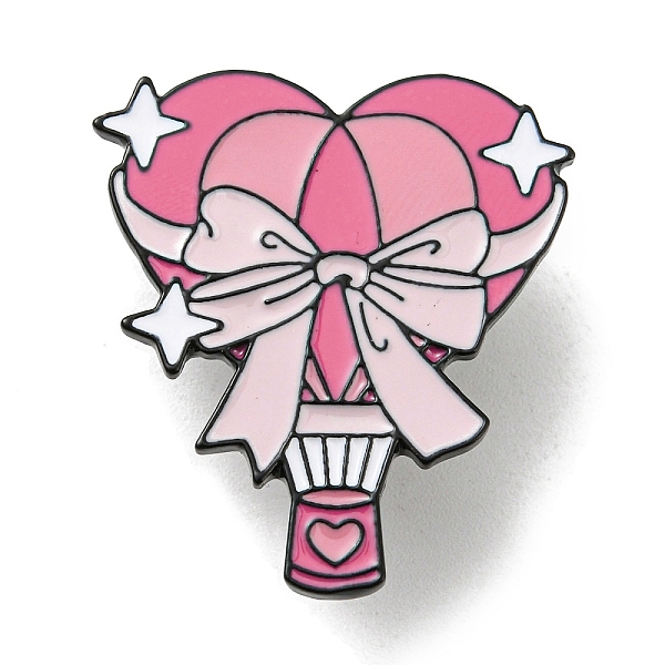 PandaHall Valentine's Day Enamel Pins, Badge, Black Alloy Brooch for Backpack Clothes, Hot Air Balloon, 31x28x1.5mm Alloy+Enamel Hot Air..., Pink
PandaHall Valentine's Day Enamel Pins, Badge, Black Alloy Brooch for Backpack Clothes, Hot Air Balloon, 31x28x1.5mm Alloy+Enamel Hot Air..., Pink