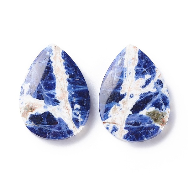 PandaHall Natural Sodalite Cabochons, Teardrop with Pattern, 25x18x4mm, about 2pcs/pair Sodalite Teardrop
PandaHall Natural Sodalite Cabochons, Teardrop with Pattern, 25x18x4mm, about 2pcs/pair Sodalite Teardrop
