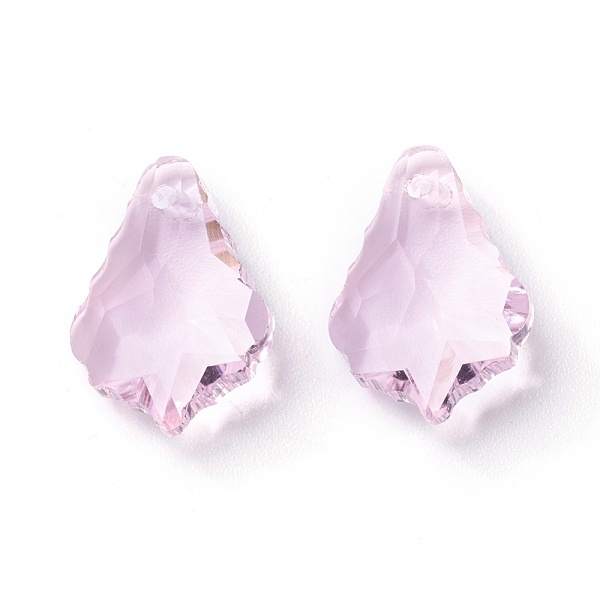 PandaHall Faceted Glass Pendants, Leaf, Pearl Pink, 16x11x6mm, Hole: 1.5mm Glass Leaf Pink
PandaHall Faceted Glass Pendants, Leaf, Pearl Pink, 16x11x6mm, Hole: 1.5mm Glass Leaf Pink