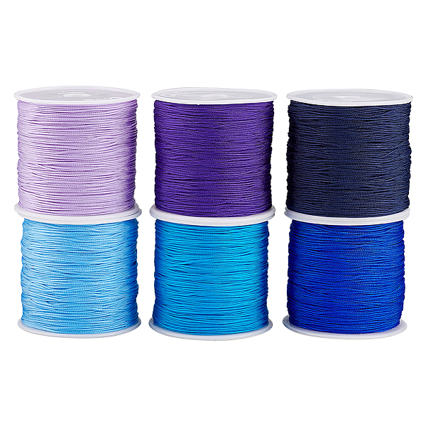 PandaHall PH 600 Yards/546m 0.8mm Nylon Beading String Cord, 6 Colors Chinese Knotting Cord Jewelry Nylon Cord Macrame Thread for Braided..., Multicolor
PandaHall PH 600 Yards/546m 0.8mm Nylon Beading String Cord, 6 Colors Chinese Knotting Cord Jewelry Nylon Cord Macrame Thread for Braided..., Multicolor