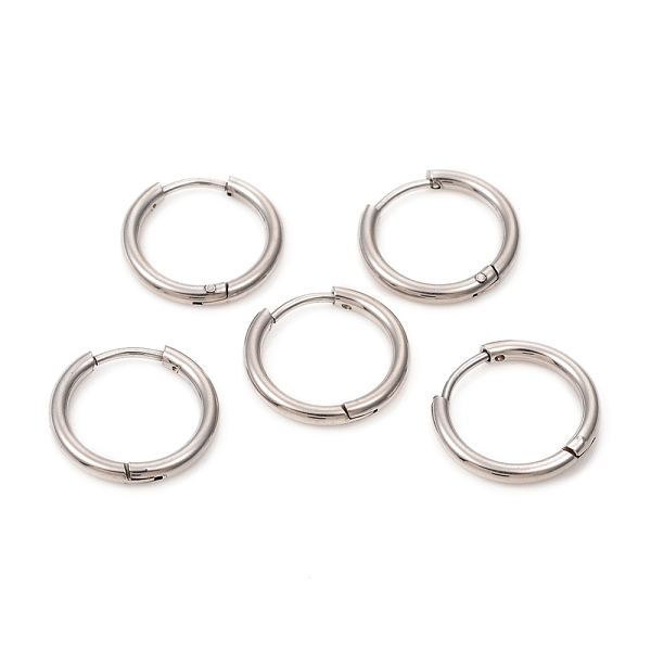 PandaHall 201 Stainless Steel Huggie Hoop Earrings, with 316 Surgical Stainless Steel Pins, Ring, Stainless Steel Color, 16x2mm, Pin: 1mm...
PandaHall 201 Stainless Steel Huggie Hoop Earrings, with 316 Surgical Stainless Steel Pins, Ring, Stainless Steel Color, 16x2mm, Pin: 1mm...