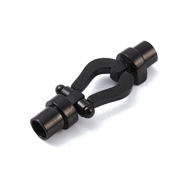 PandaHall Ion Plating(IP) 304 Stainless Steel Magnetic Clasps with Glue-in Ends, Black, 38.5x13.5x8.5mm, Hole: 5mm 304 Stainless Steel
PandaHall Ion Plating(IP) 304 Stainless Steel Magnetic Clasps with Glue-in Ends, Black, 38.5x13.5x8.5mm, Hole: 5mm 304 Stainless Steel