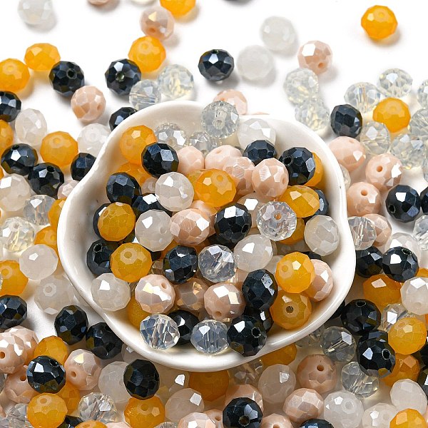 PandaHall Glass Beads, Faceted, Rondelle, Old Lace, 10x8mm, Hole: 1mm, about 67pcs/60g Glass Rondelle
PandaHall Glass Beads, Faceted, Rondelle, Old Lace, 10x8mm, Hole: 1mm, about 67pcs/60g Glass Rondelle