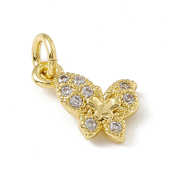 PandaHall Brass Micro Pave Clear Cubic Zirconia Butterfly Charms, with Open Jump Rings, Real 18K Gold Plated, 8x10.5x2.5mm, Hole: 2.7mm...
PandaHall Brass Micro Pave Clear Cubic Zirconia Butterfly Charms, with Open Jump Rings, Real 18K Gold Plated, 8x10.5x2.5mm, Hole: 2.7mm...