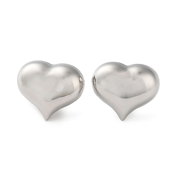 PandaHall Rack Plating Brass Stud Earring, Long-Lasting Plated, Lead Free & Cadmium Free, Heart, Platinum, 16x18mm Brass Heart
PandaHall Rack Plating Brass Stud Earring, Long-Lasting Plated, Lead Free & Cadmium Free, Heart, Platinum, 16x18mm Brass Heart