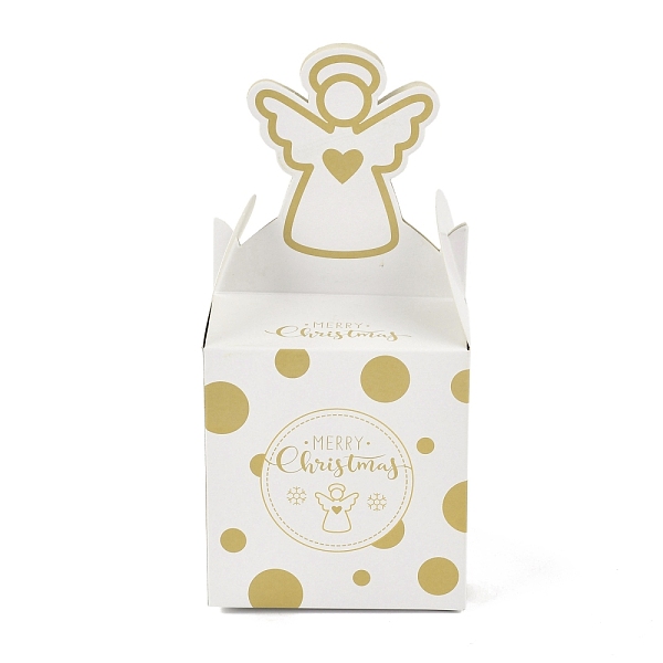 PandaHall Christmas Theme Paper Fold Gift Boxes, for Presents Candies Cookies Wrapping, White, Angel Pattern, 8.5x8.5x18cm Paper Angel &...
PandaHall Christmas Theme Paper Fold Gift Boxes, for Presents Candies Cookies Wrapping, White, Angel Pattern, 8.5x8.5x18cm Paper Angel &...