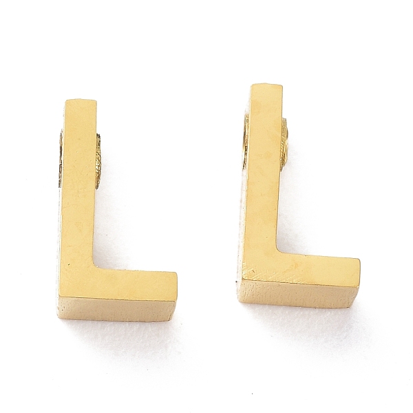 PandaHall Ion Plating(IP) 304 Stainless Steel Charms, Alphabet, Golden, Letter.L, 8x4.5x3mm, Hole: 1.8mm 304 Stainless Steel Letter L
PandaHall Ion Plating(IP) 304 Stainless Steel Charms, Alphabet, Golden, Letter.L, 8x4.5x3mm, Hole: 1.8mm 304 Stainless Steel Letter L