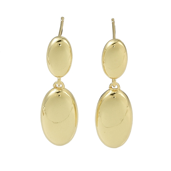 PandaHall Rack Plating Brass Stud Earrings, Long-Lasting Plated, Lead Free & Cadmium Free, Oval, Real 18K Gold Plated, 32.5x10.5mm Brass...
PandaHall Rack Plating Brass Stud Earrings, Long-Lasting Plated, Lead Free & Cadmium Free, Oval, Real 18K Gold Plated, 32.5x10.5mm Brass...