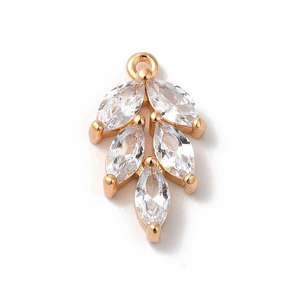 PandaHall Brass Pendants, with Glass, Leaf, Golden, 17x10x3mm, Hole: 1mm Brass+Glass Leaf Clear
PandaHall Brass Pendants, with Glass, Leaf, Golden, 17x10x3mm, Hole: 1mm Brass+Glass Leaf Clear