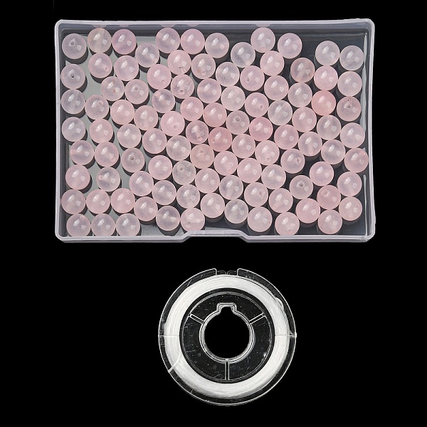 PandaHall 100Pcs Natural White Jade Beads, Round, Dyed, with Strong Stretchy Beading Elastic Thread, Flat Crystal Jewelry String for Jewelry..., Pink
PandaHall 100Pcs Natural White Jade Beads, Round, Dyed, with Strong Stretchy Beading Elastic Thread, Flat Crystal Jewelry String for Jewelry..., Pink