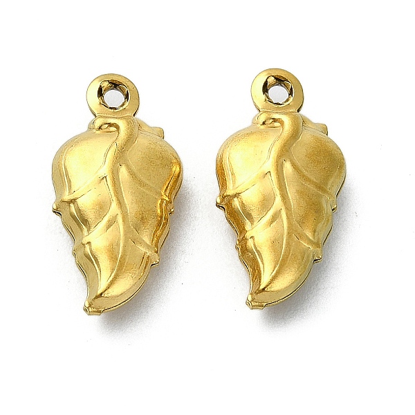 PandaHall Ion Plating(IP) 304 Stainless Steel Pendants, Leaf Charms, Real 18K Gold Plated, 15x7.5x4.5mm, Hole: 1mm 304 Stainless Steel Leaf
PandaHall Ion Plating(IP) 304 Stainless Steel Pendants, Leaf Charms, Real 18K Gold Plated, 15x7.5x4.5mm, Hole: 1mm 304 Stainless Steel Leaf