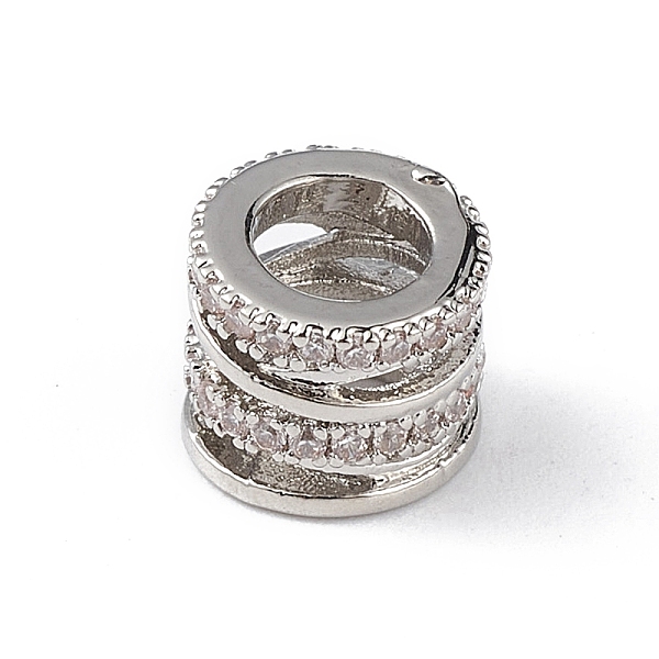 PandaHall Rack Plating Brass Micro Pave Clear Cubic Zirconia Beads, Cadmium Free & Lead Free, Long-Lasting Plated, Column, Platinum, 8x6mm...
PandaHall Rack Plating Brass Micro Pave Clear Cubic Zirconia Beads, Cadmium Free & Lead Free, Long-Lasting Plated, Column, Platinum, 8x6mm...