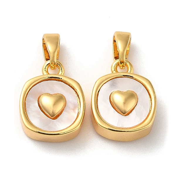 PandaHall Brass Pave Shell Square Charms, with Snap on Bails, Real 18K Gold Plated, 13x10x5mm, Hole: 5x2.5mm Shell Square
PandaHall Brass Pave Shell Square Charms, with Snap on Bails, Real 18K Gold Plated, 13x10x5mm, Hole: 5x2.5mm Shell Square