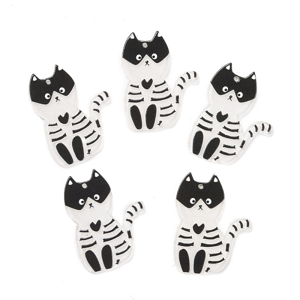 PandaHall Acrylic Pendants, for Halloween, Cat, White, 39x30x2mm, Hole: 1.5mm Acrylic Cat Shape White
PandaHall Acrylic Pendants, for Halloween, Cat, White, 39x30x2mm, Hole: 1.5mm Acrylic Cat Shape White