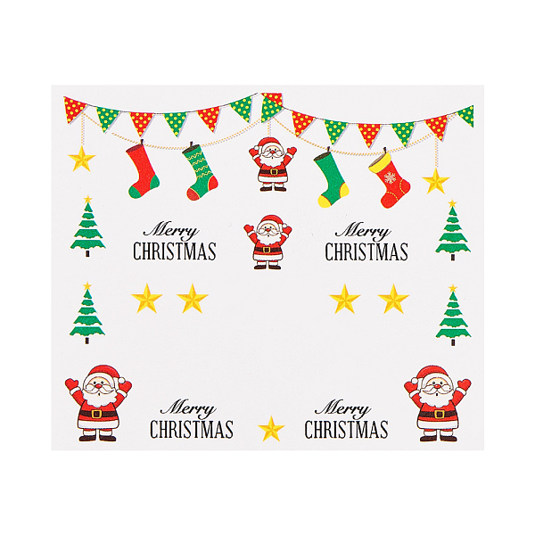 PandaHall 3D Christmas Nail Stickers, Water Transfer Stickers Santa Claus Elk Tree Bell Sock Designs Sticker, for Xmas Winter Fingernails...
PandaHall 3D Christmas Nail Stickers, Water Transfer Stickers Santa Claus Elk Tree Bell Sock Designs Sticker, for Xmas Winter Fingernails...