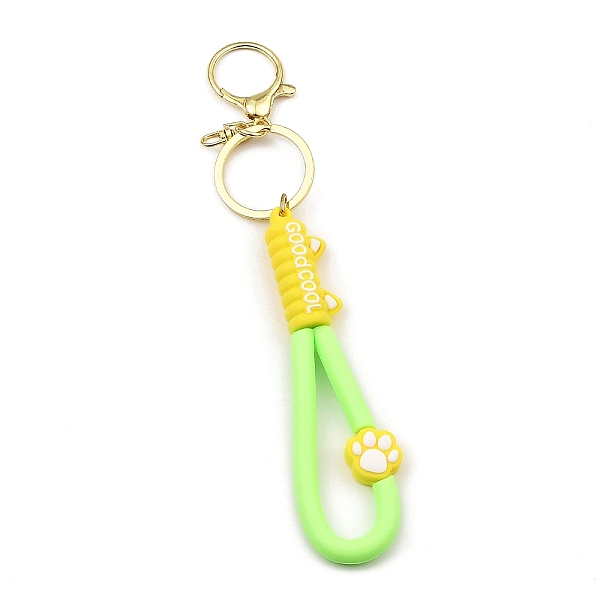 PandaHall Cat Paw Print PVC Rope Keychains, with Zinc Alloy Finding, for Bag Doll Pendant Decoration, Green Yellow, 17.5cm Alloy Paw Print
PandaHall Cat Paw Print PVC Rope Keychains, with Zinc Alloy Finding, for Bag Doll Pendant Decoration, Green Yellow, 17.5cm Alloy Paw Print