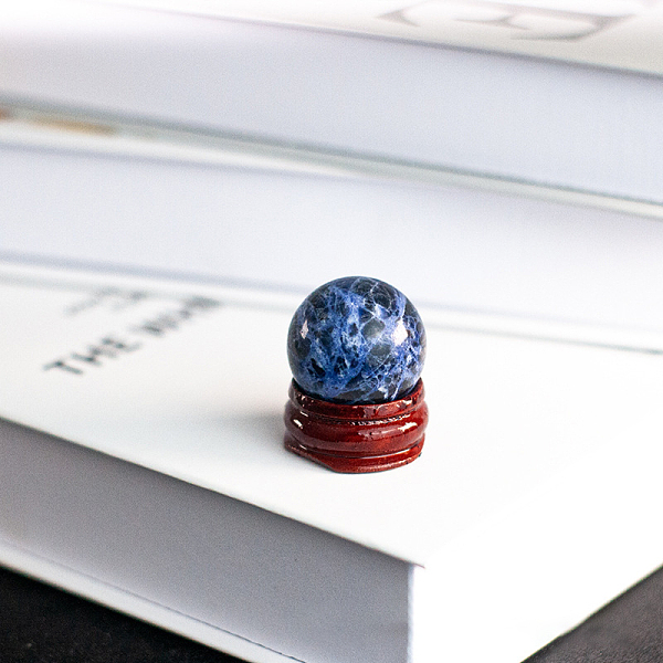PandaHall Natural Sodalite Display Decorations(Excluding Wooden Base), Gemstone Sphere, Round, 28~32mm Sodalite Round
PandaHall Natural Sodalite Display Decorations(Excluding Wooden Base), Gemstone Sphere, Round, 28~32mm Sodalite Round