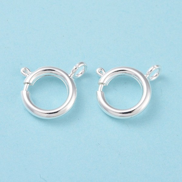 PandaHall Eco-friendly Brass Spring Ring Clasps, Cadmium Free & Lead Free, Long-Lasting Plated, 925 Sterling Silver Plated, 11.4x13x2mm...
PandaHall Eco-friendly Brass Spring Ring Clasps, Cadmium Free & Lead Free, Long-Lasting Plated, 925 Sterling Silver Plated, 11.4x13x2mm...