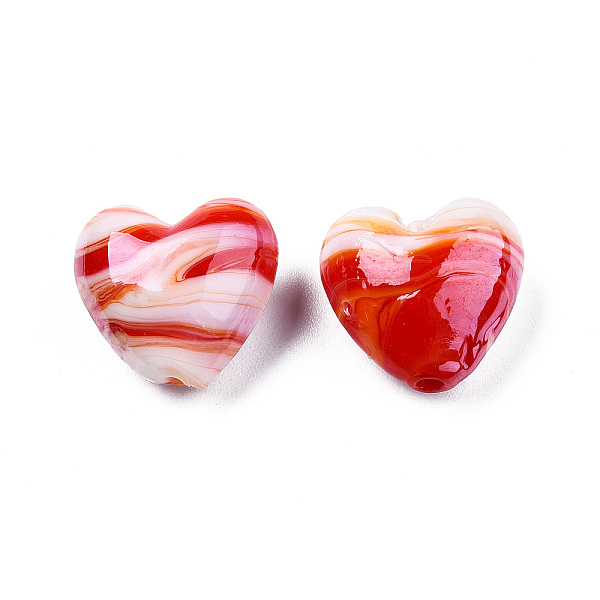 PandaHall Handmade Lampwork Beads, Pearlized, Red, 16x16x8.5mm, Hole: 1.4mm Lampwork Heart Red
PandaHall Handmade Lampwork Beads, Pearlized, Red, 16x16x8.5mm, Hole: 1.4mm Lampwork Heart Red