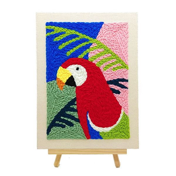 PandaHall Parrot Punch Embroidery Supplies Kit, including Instruction, Embroidery Fabric with Solid Wood Frame, Plastic Needle and 10 Colors...
PandaHall Parrot Punch Embroidery Supplies Kit, including Instruction, Embroidery Fabric with Solid Wood Frame, Plastic Needle and 10 Colors...