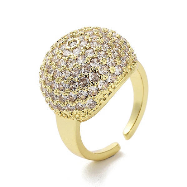 PandaHall Brass with Cubic Zirconia Open Cuff Rings for Women, Real 18K Gold Plated, 7~23.5mm, US Size 14(23mm) Brass Clear
PandaHall Brass with Cubic Zirconia Open Cuff Rings for Women, Real 18K Gold Plated, 7~23.5mm, US Size 14(23mm) Brass Clear