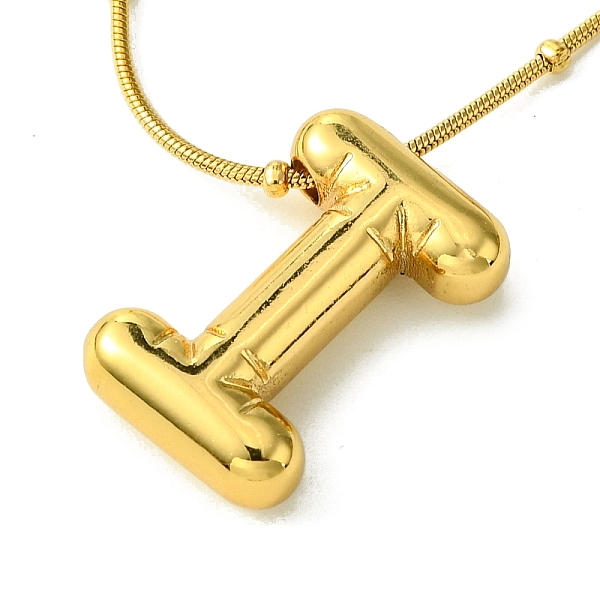 PandaHall Ion Plating(IP) Initial Letter 304 Stainless Steel Pendant Necklaces, Real 18K Gold Plated, Letter I, 15.91 inch(40.4cm), pendant...
PandaHall Ion Plating(IP) Initial Letter 304 Stainless Steel Pendant Necklaces, Real 18K Gold Plated, Letter I, 15.91 inch(40.4cm), pendant...