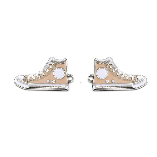 PandaHall Alloy Enamel Pendants, Lead Free and Cadmium Free, Shoes, Platinum Metal Color, Navajo White, 30x17x2mm, Hole: 1.5mm Alloy+Enamel...
PandaHall Alloy Enamel Pendants, Lead Free and Cadmium Free, Shoes, Platinum Metal Color, Navajo White, 30x17x2mm, Hole: 1.5mm Alloy+Enamel...